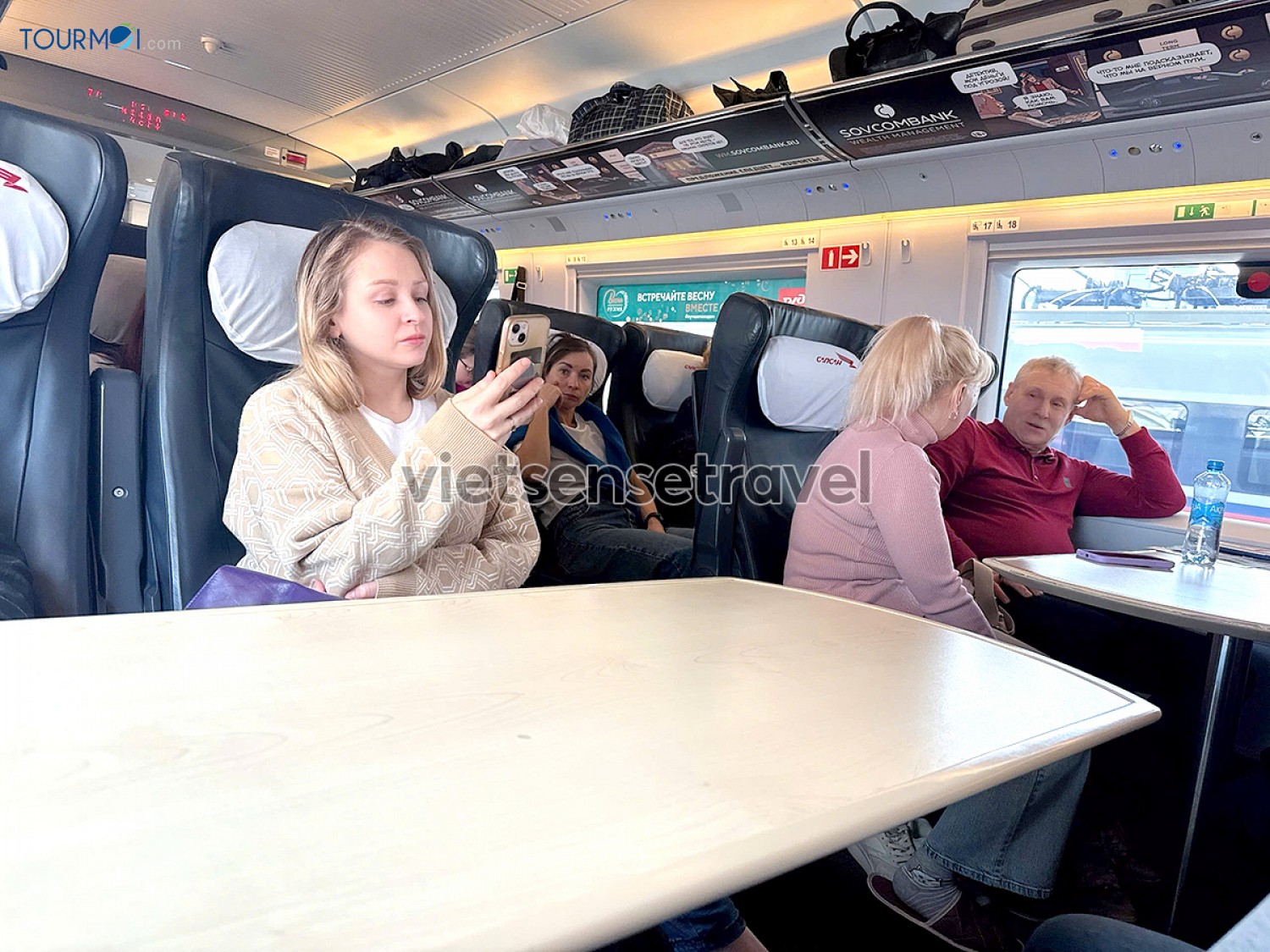 đi tàu hỏa ở Nga