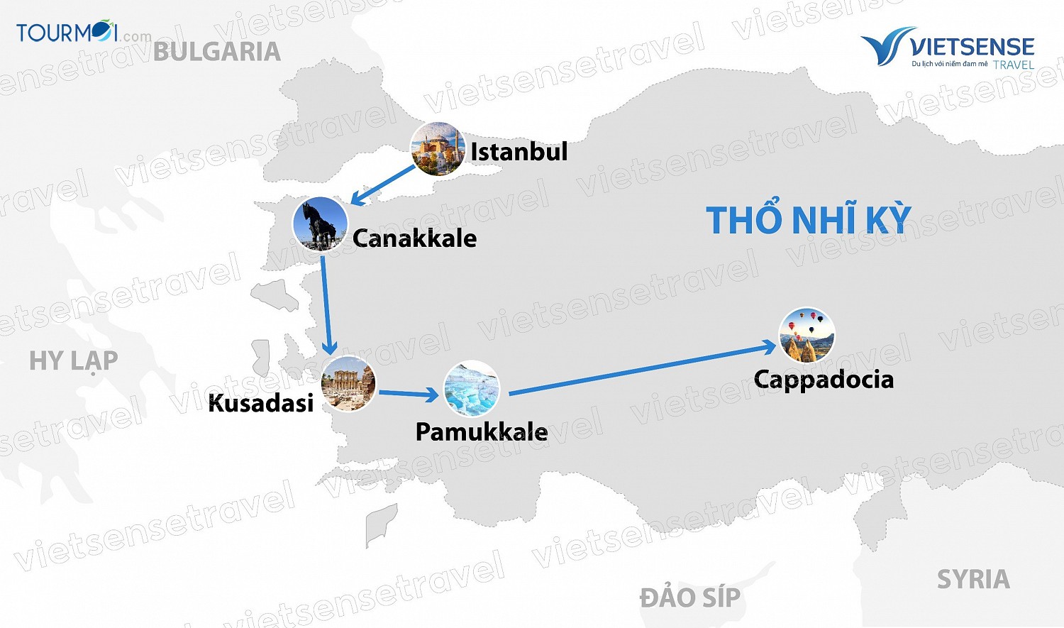 Nửa ngày thăm quan Lâu đài bông Pamukkale xứ Thổ - Ảnh 1