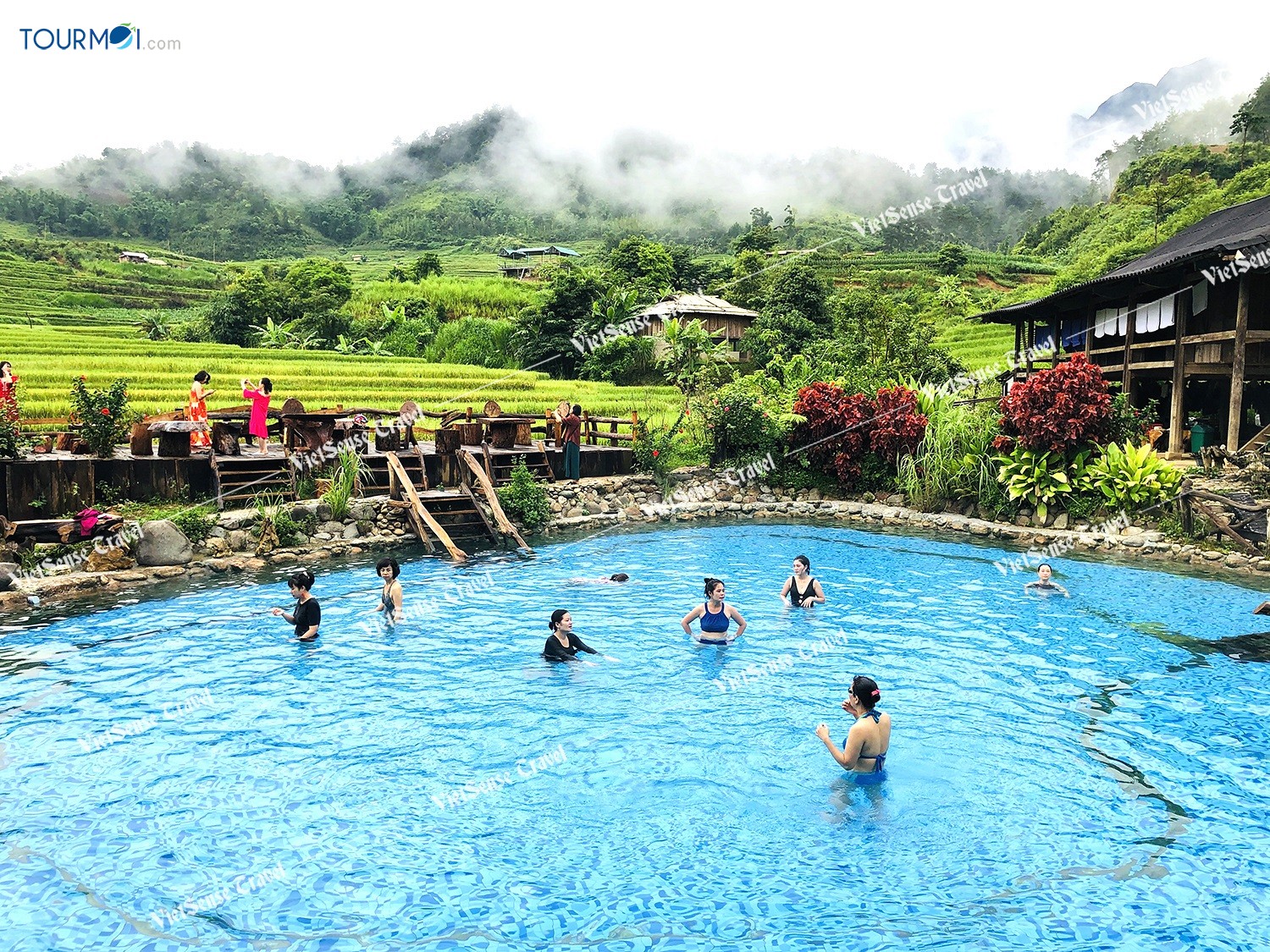 Toàn cảnh khu suối khoáng nóng Trạm Tấu, Yên Bái - Ảnh 5