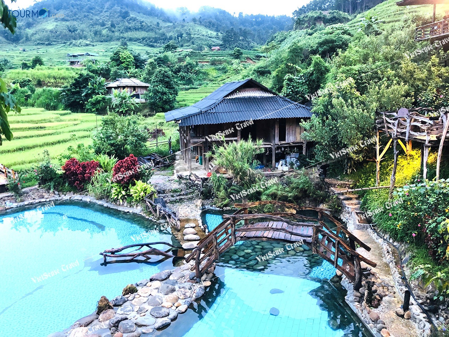 Toàn cảnh khu suối khoáng nóng Trạm Tấu, Yên Bái - Ảnh 9