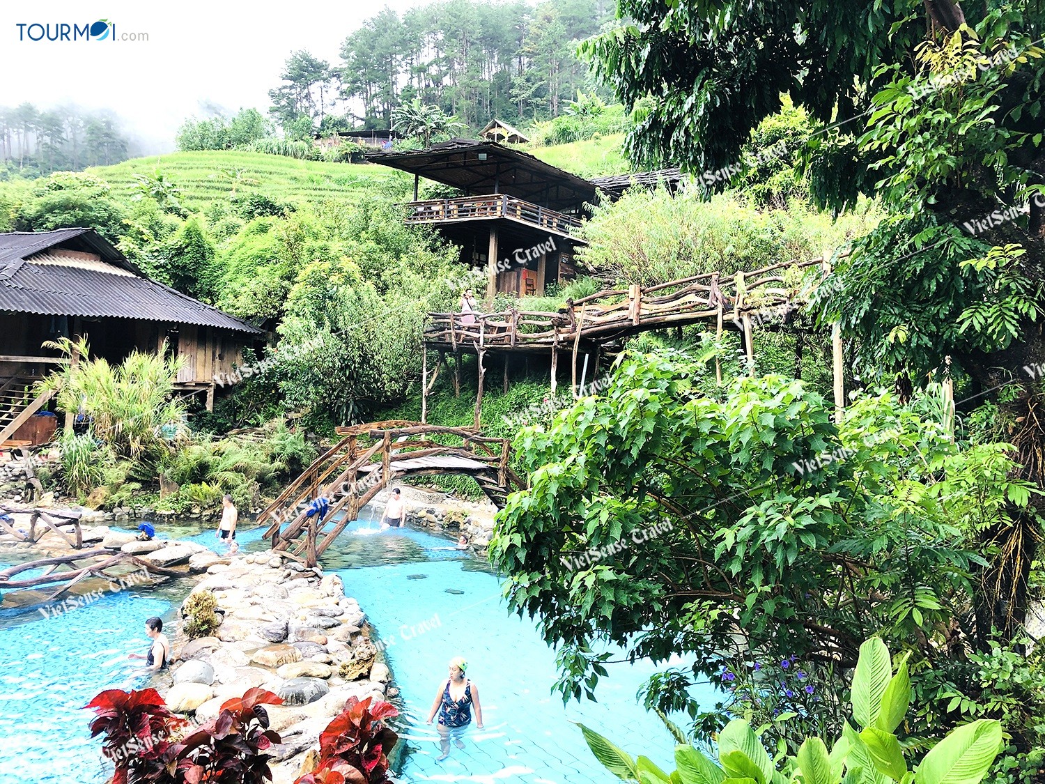 Toàn cảnh khu suối khoáng nóng Trạm Tấu, Yên Bái - Ảnh 11